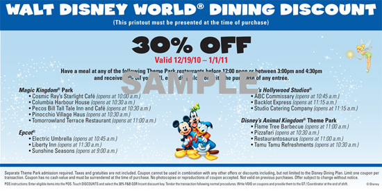 Disney world coupon code 20 off