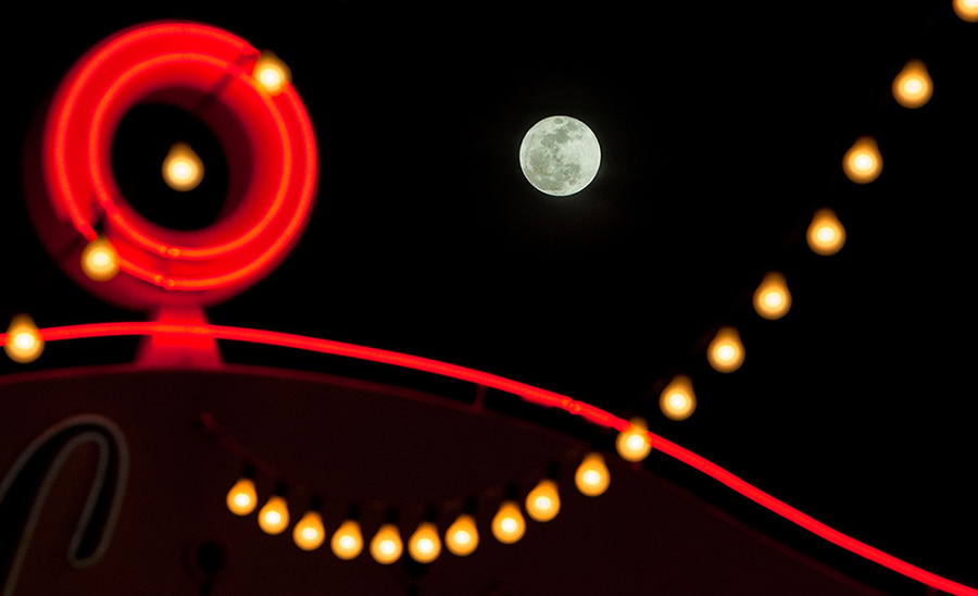 Disney Parks After Dark: Moon Over Cars Land at Disney California Adventure Park
