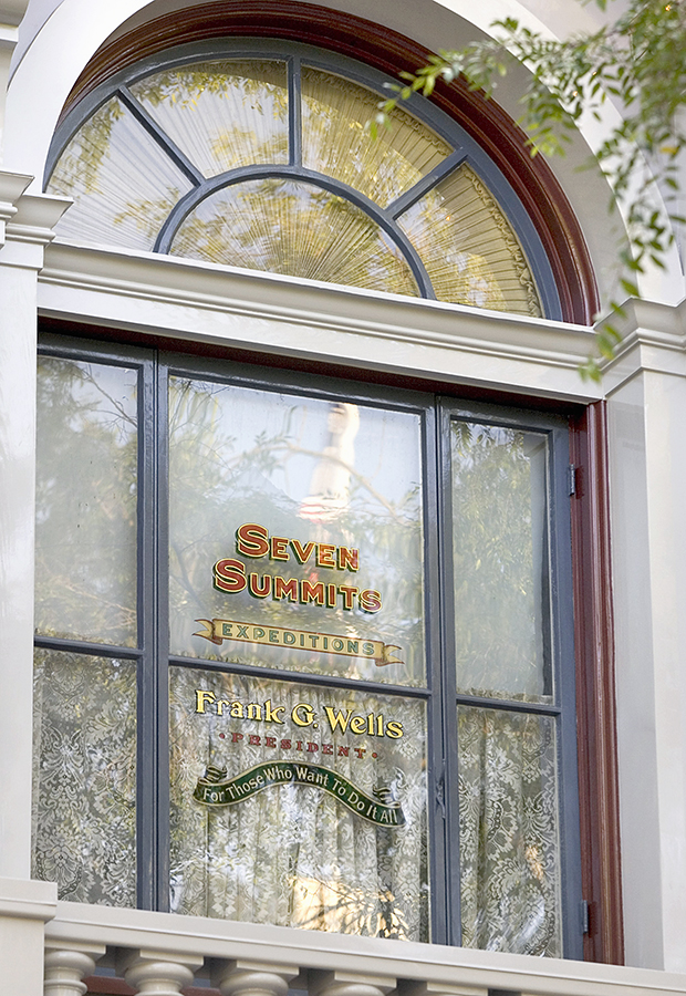Windows on Main Street, U.S.A., at Disneyland Park Frank Wells
