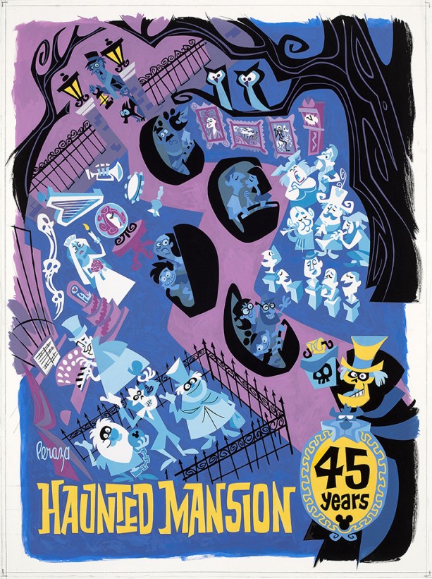 The Art of Haunted Mansion 45th Anniversary Collectibles at the ...