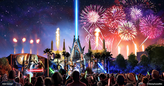 New Star Wars Nighttime Spectacular Announced, Set to Make Theme Park History