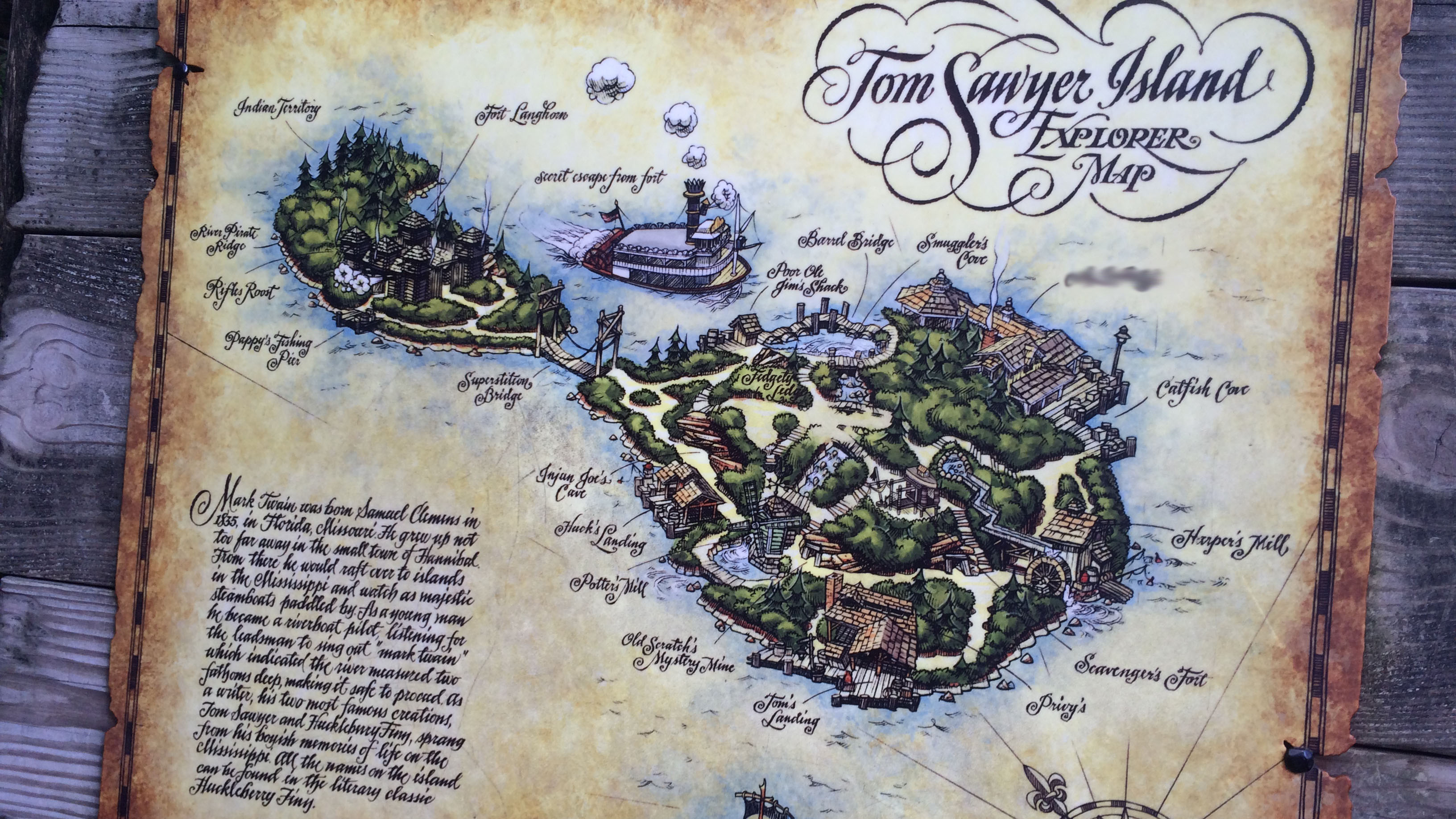 Finish that Disney Parks Sign: Exploring Tom Sawyer’s Island | Disney ...