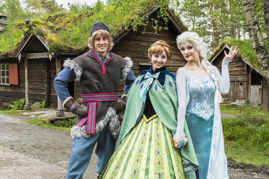 Anna and Elsa visit Norway with Disney Cruise Line