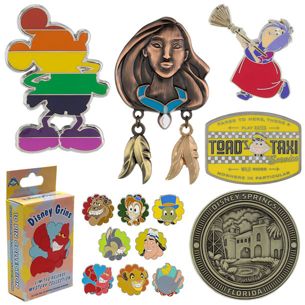 Disney Pin Preview - New Pins Coming to Disney Parks in Late Summer 2016