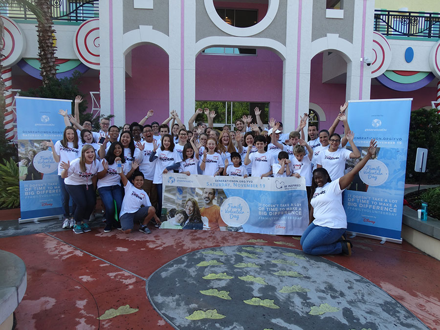 Disney Parks Give Back For Family Volunteer Day