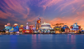Disney Springs by the water featuring AMC Disney Springs 24, The LEGO Store, House of Blues, Cirque du Soleil La Nouba and more Disney Springs by the water featuring AMC Disney Springs 24, The LEGO Store, House of Blues, Cirque du Soleil La Nouba and more