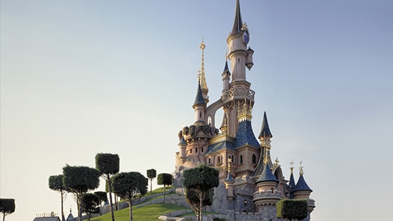 Sleeping Beauty Castle at Disneyland Paris in France