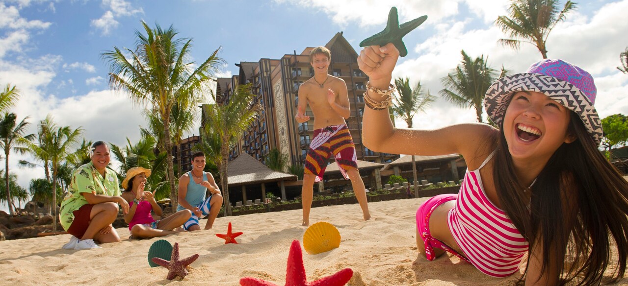 Aulani Kids Beach Activity