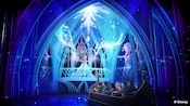 An artist’s rendition of the attraction Frozen Ever After at Epcot