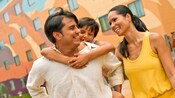 Family at a Disney Resort hotel