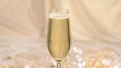 A glass of champagne
