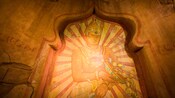 Drawing of the Indiana Jones Adventure temple deity Mara