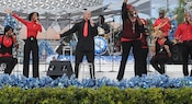 D'vine Voices gospel group performs at Epcot