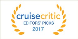 The Cruise Critic Award logo, which reads: 2017 Editors' Picks â Cruise Critic