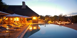 The pool at the Kapama River Lodge in South Africa The pool at the Kapama River Lodge in South Africa