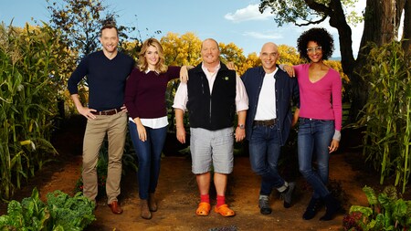 The 5 member crew of the ABC cooking show The Chew