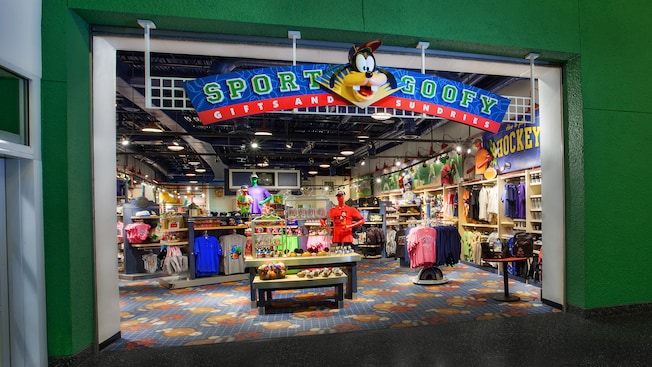 Exterior of Sport Goofy Gifts and Sundries at Disney's All-Star Sports Resort