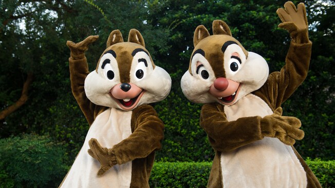 Meet Chip and Dale in Future World | Walt Disney World Resort
