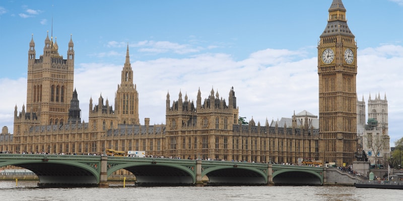 Big Ben and the London Bridge over the River Thames