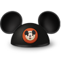 Um ícone de orelhas do Mickey Um ícone de orelhas do Mickey